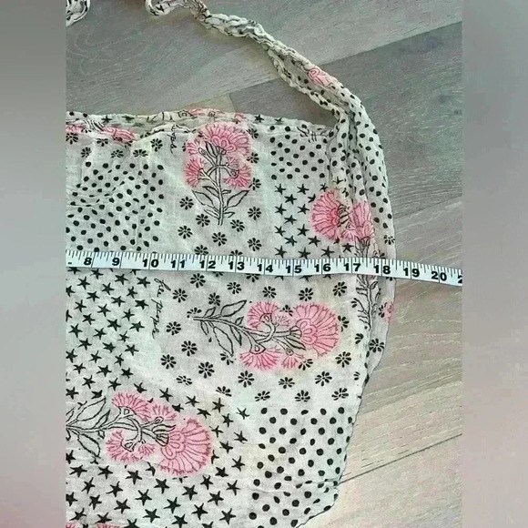 Free People lot of 3 Cotton Muslin Reusable Tote Bags - Picture 4 of 8